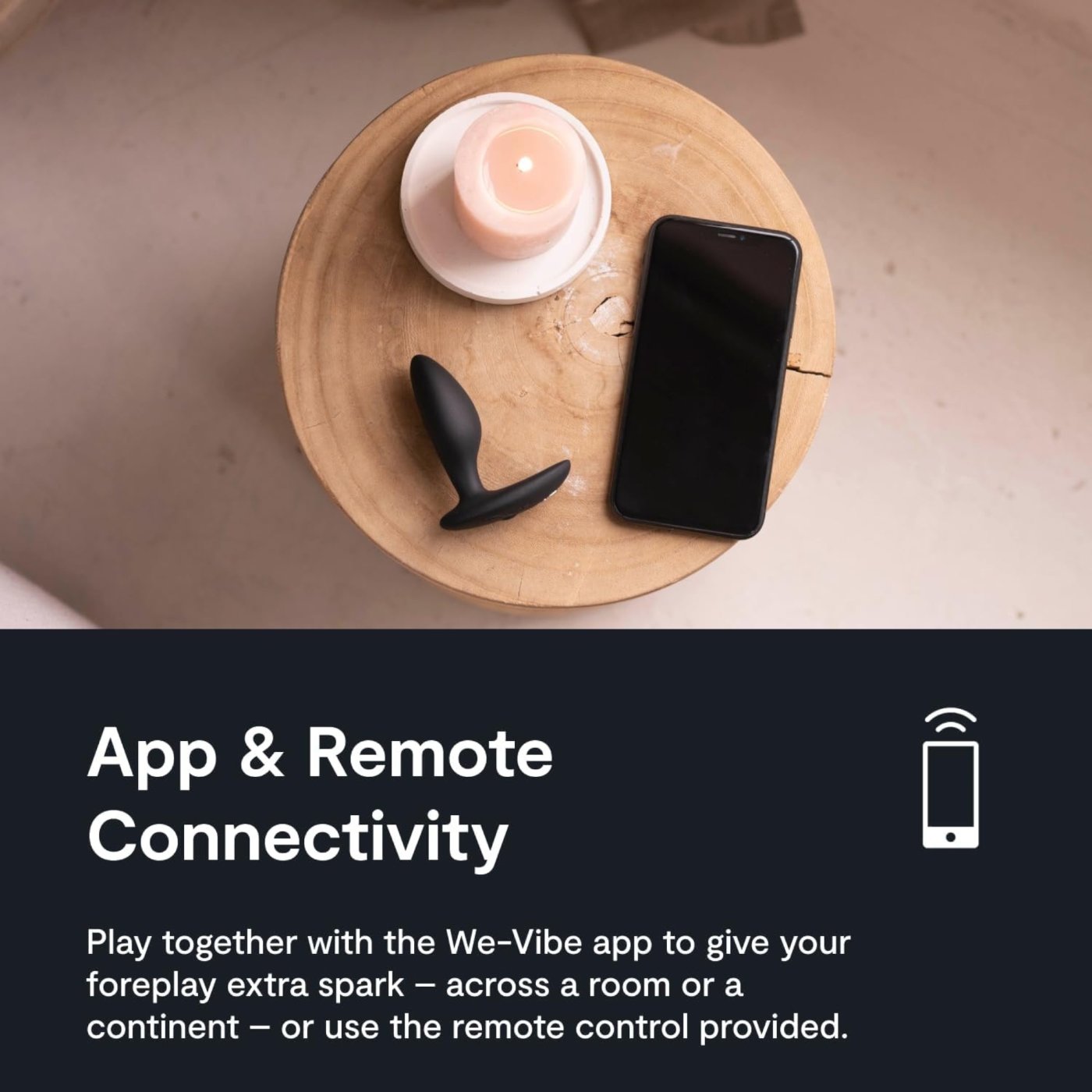 We-Vibe Ditto+ Rechargeable Remote & App-Controlled Vibrating Butt Plug