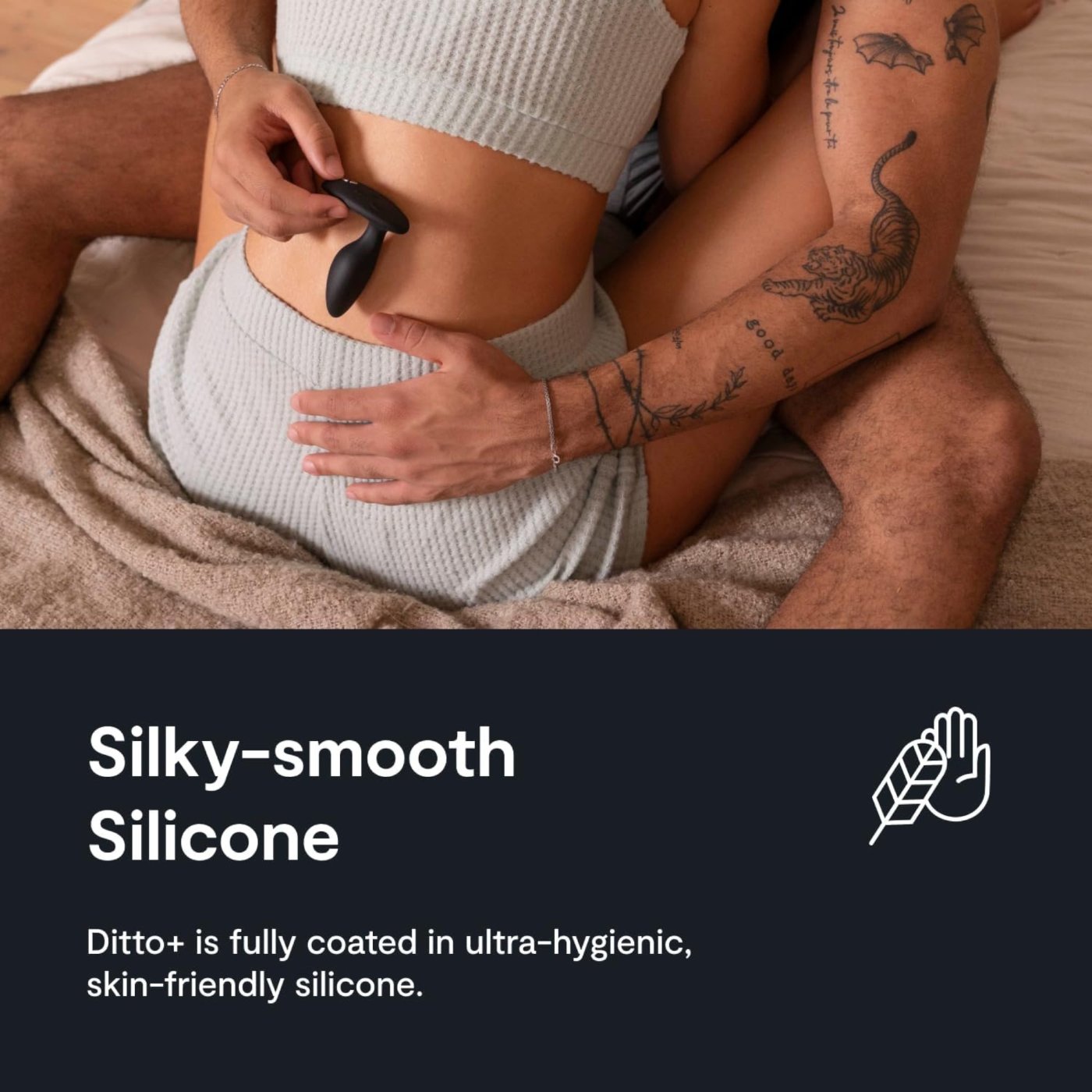 We-Vibe Ditto+ Rechargeable Remote & App-Controlled Vibrating Butt Plug