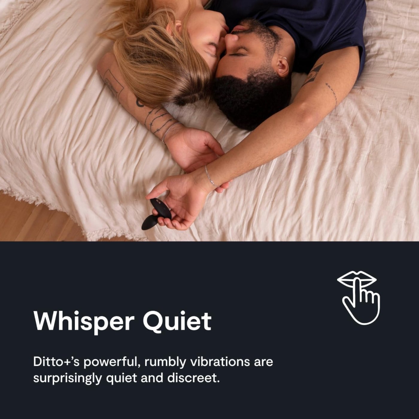 We-Vibe Ditto+ Rechargeable Remote & App-Controlled Vibrating Butt Plug