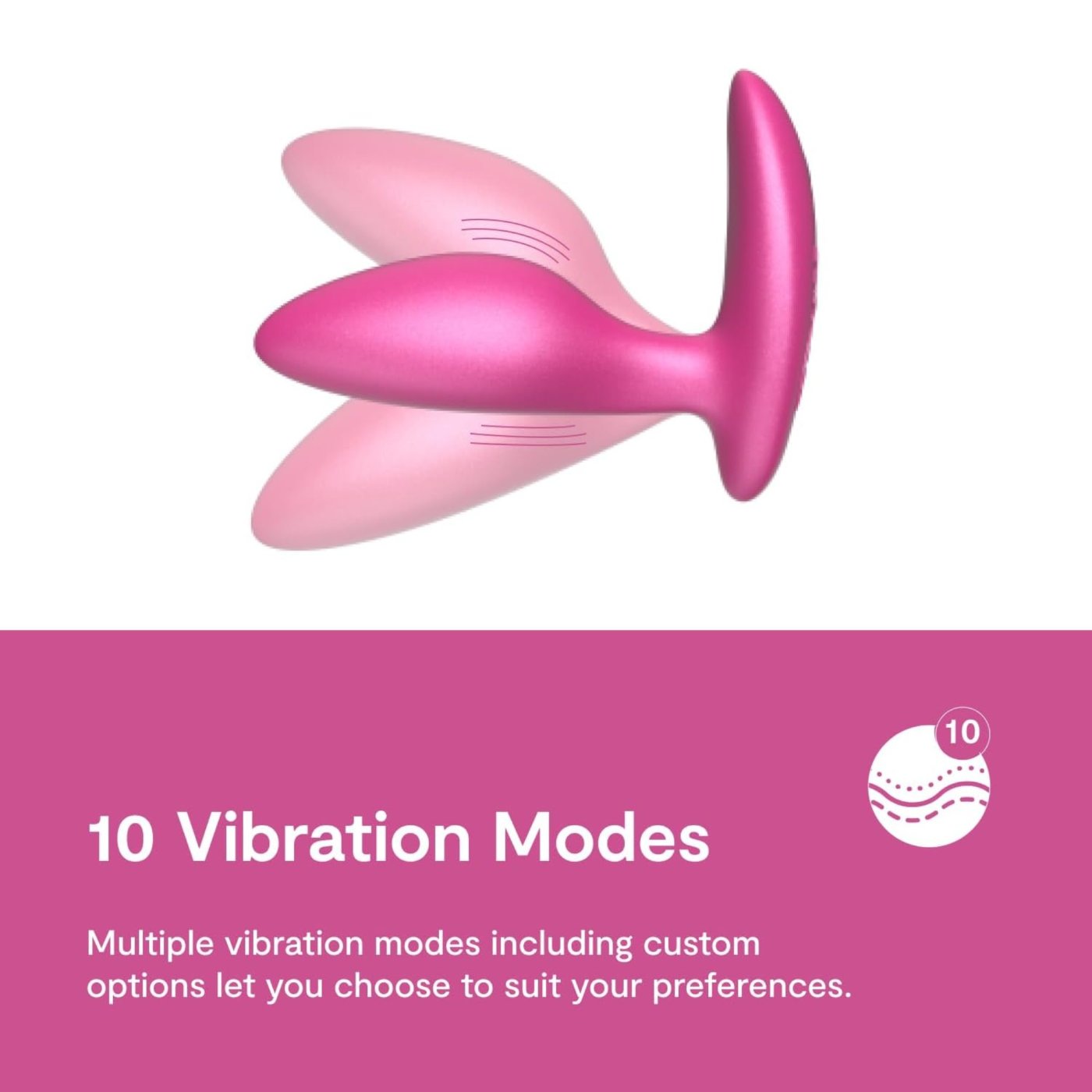 We-Vibe Ditto+ Rechargeable Remote & App-Controlled Vibrating Butt Plug