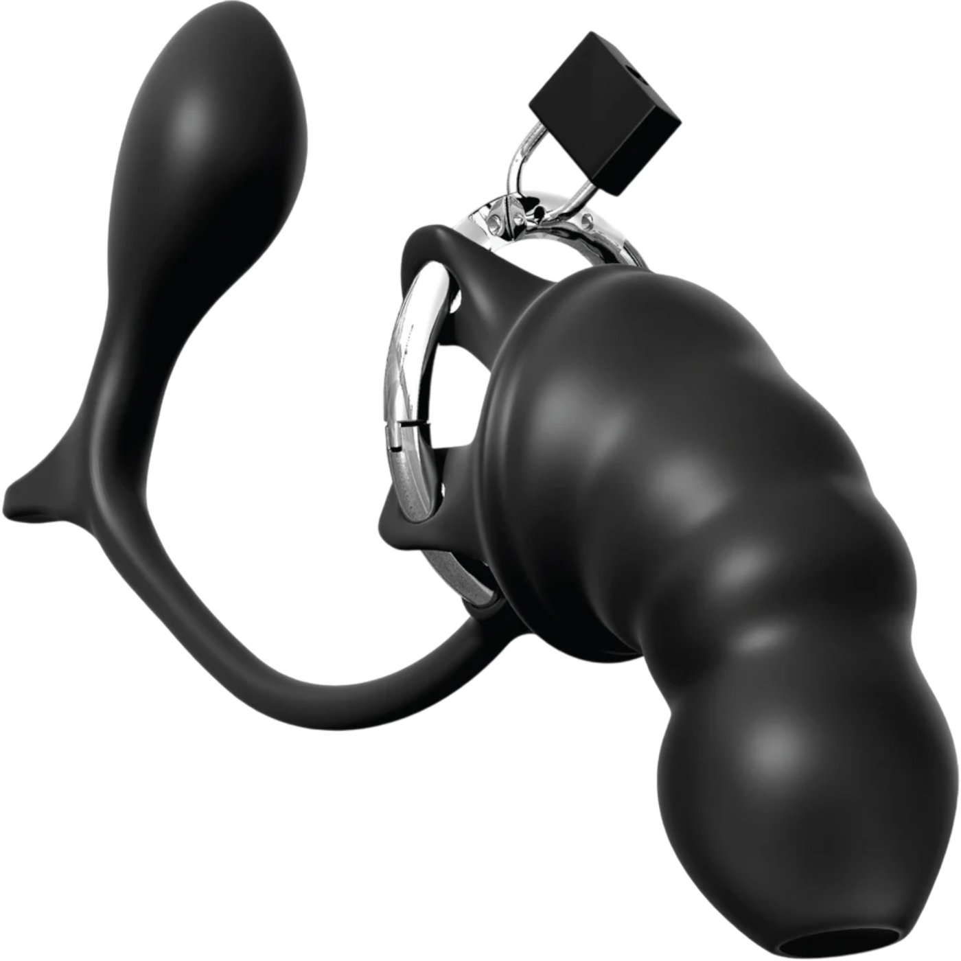 Anal Fantasy Elite Ass-Gasm Cock Blocker Male Chastity Butt Plug