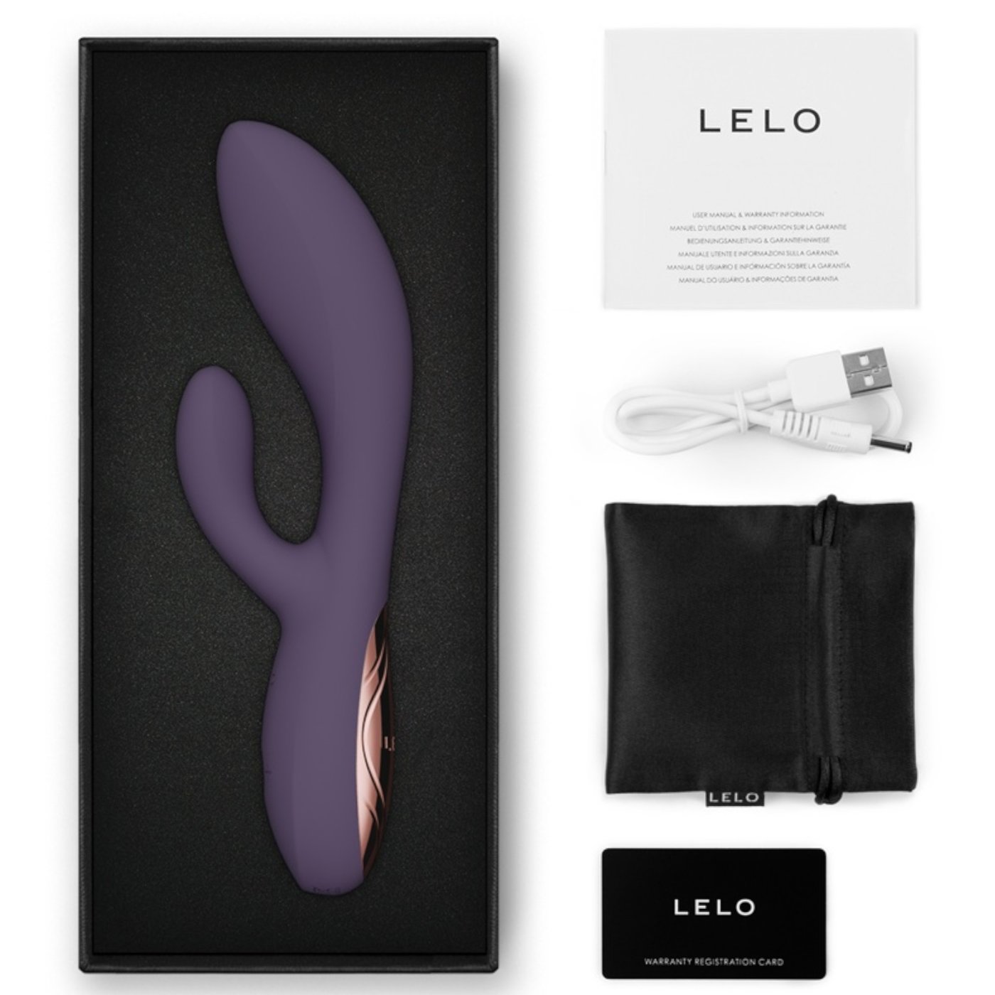 LELO Ina Thrust App Controlled Thrusting Rabbit Vibrator