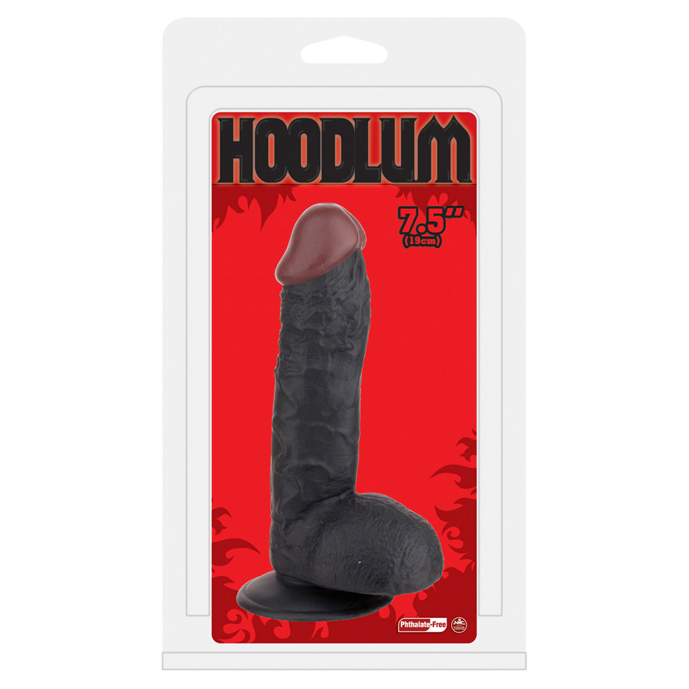 NMC Hoodlum Realistic Black Dildo 7.5 Inch