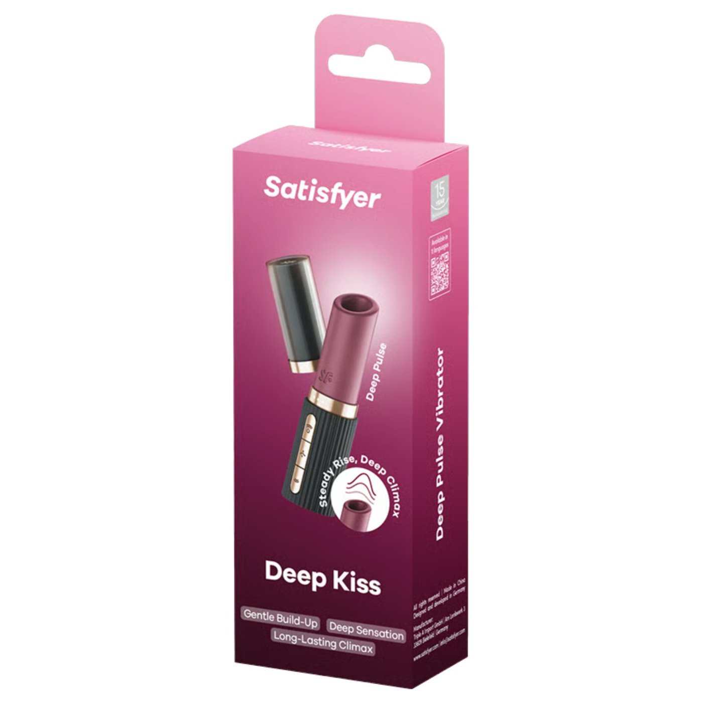 Satisfyer Deep Kiss Deep Pulse Clitoral Suction Vibrator