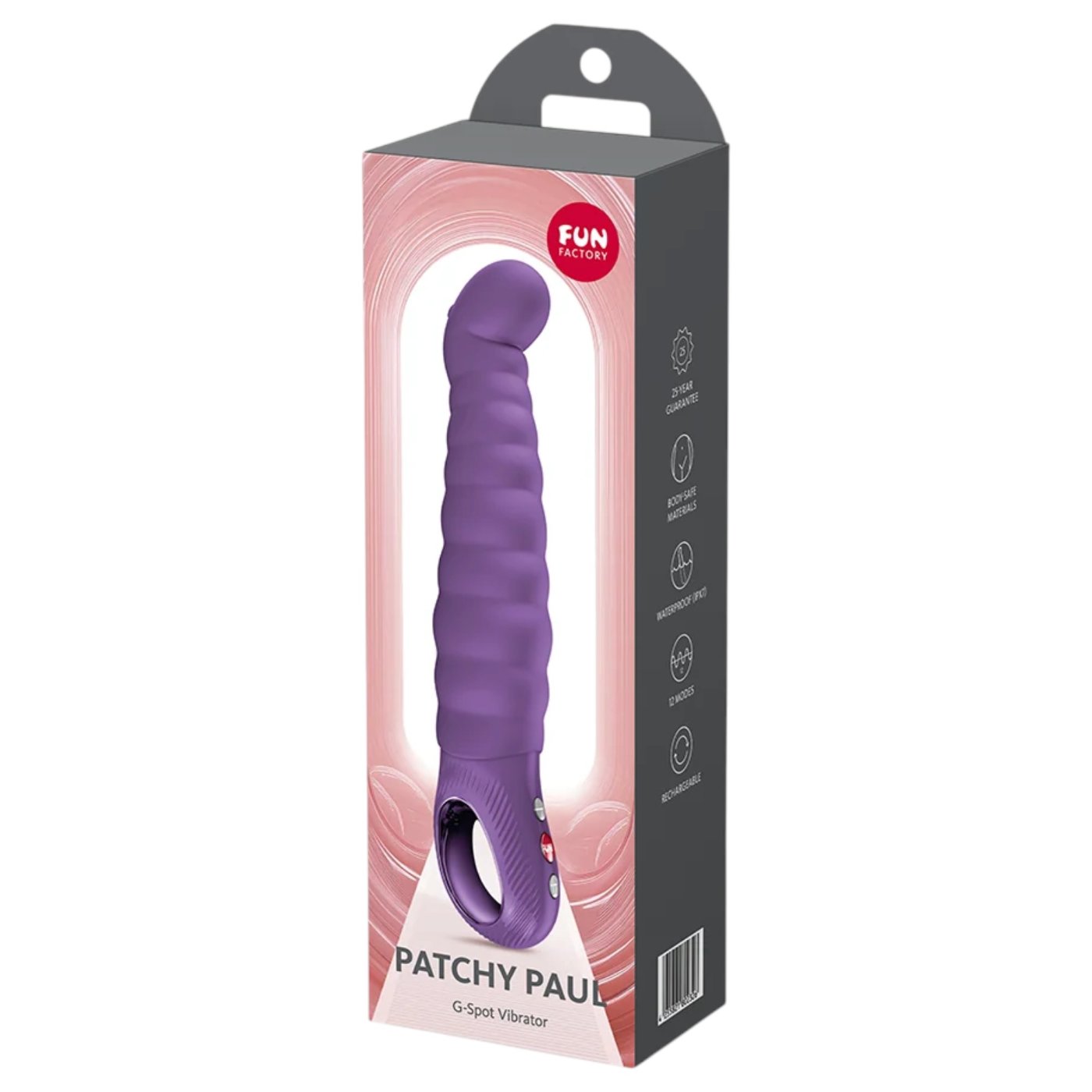 Fun Factory Patchy Paul Rechargeable Ribbed G Spot Vibrator