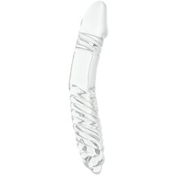 Clarity Celestial Desire Double Ended Glass Dildo 8 Inch