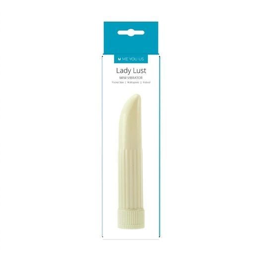 Me You Us Lady Lust Handbag Mini Vibrator Ivory 4.5 Inch