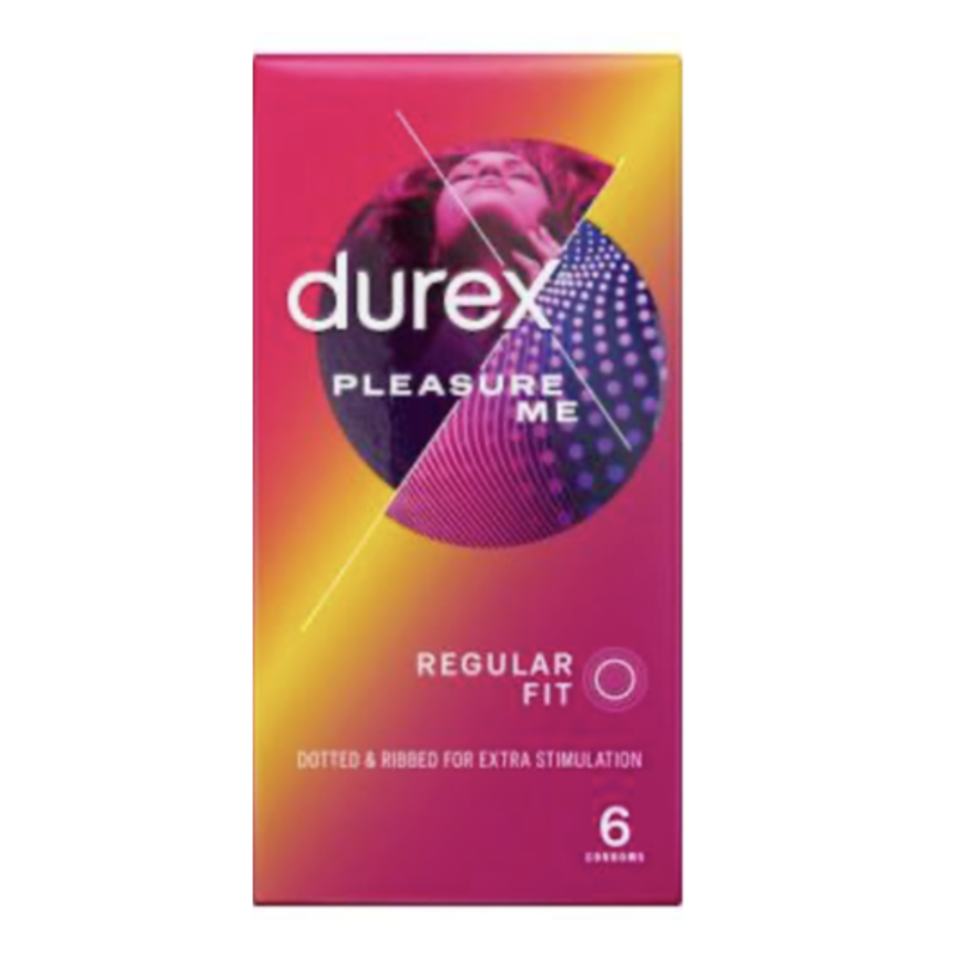 Durex Pleasure Me Ribbed And Dotted Condoms 6 Pack