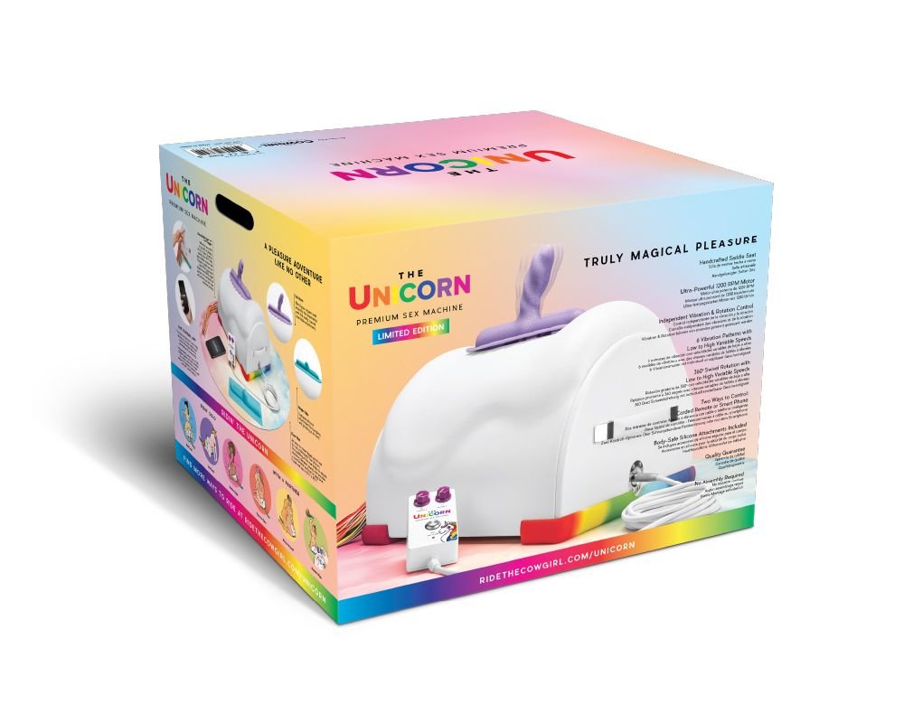 The Cowgirl Unicorn Premium Remote and App Controlled Riding Sex Machine 
