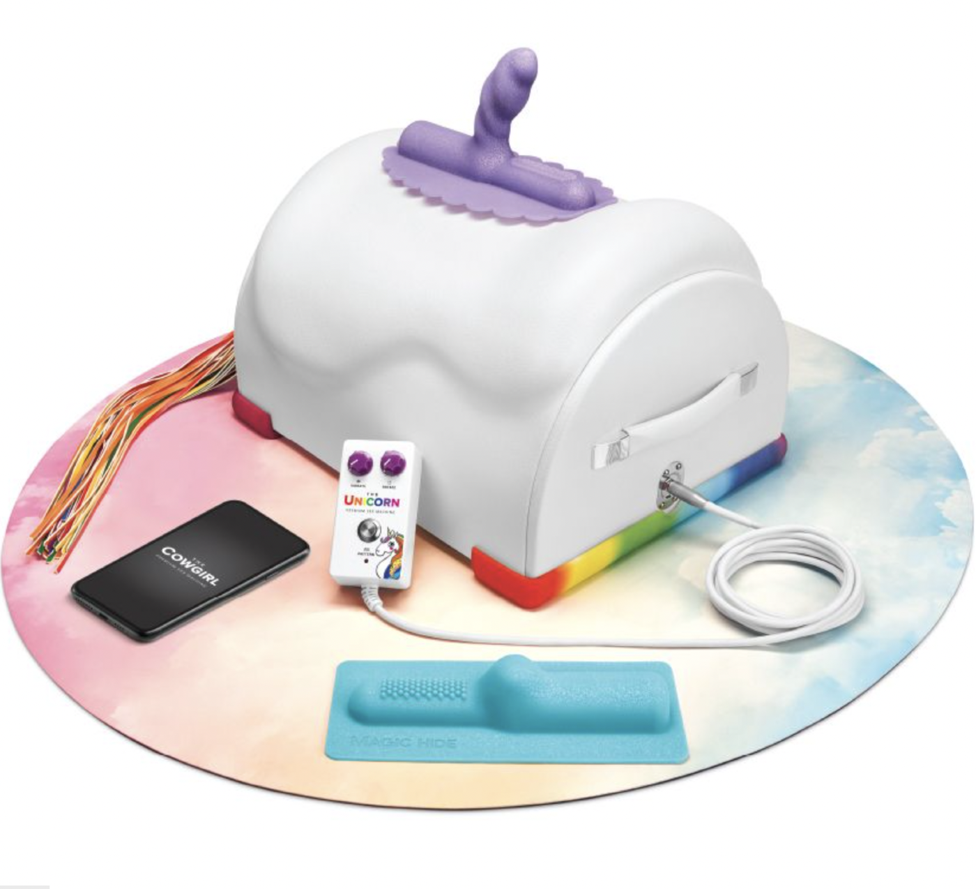 The Cowgirl Unicorn Premium Remote and App Controlled Riding Sex Machine 