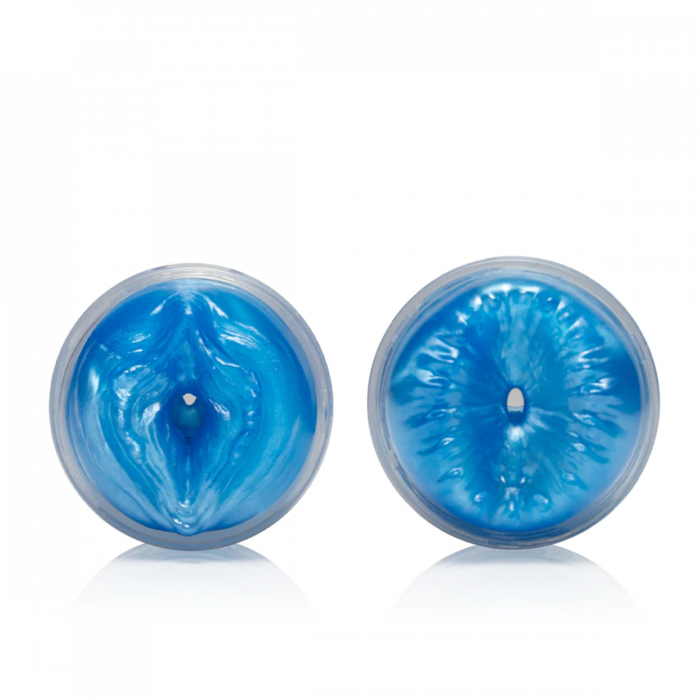 Fleshlight Quickshot Alien Lady and Butt Metallic Blue