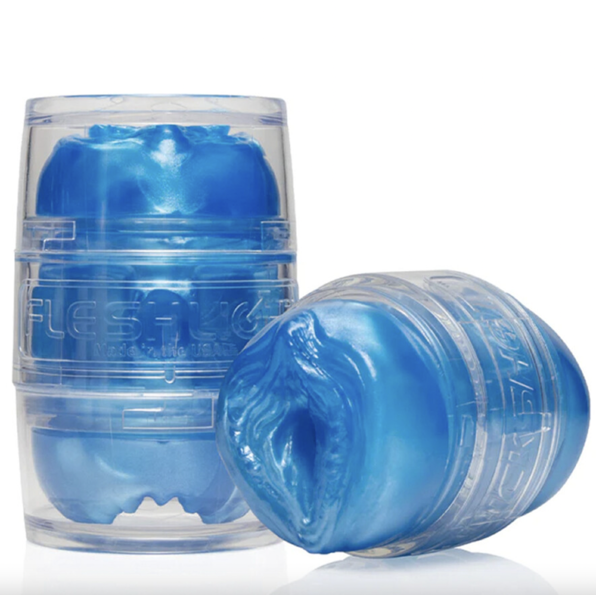 Fleshlight Quickshot Alien Lady and Butt Metallic Blue