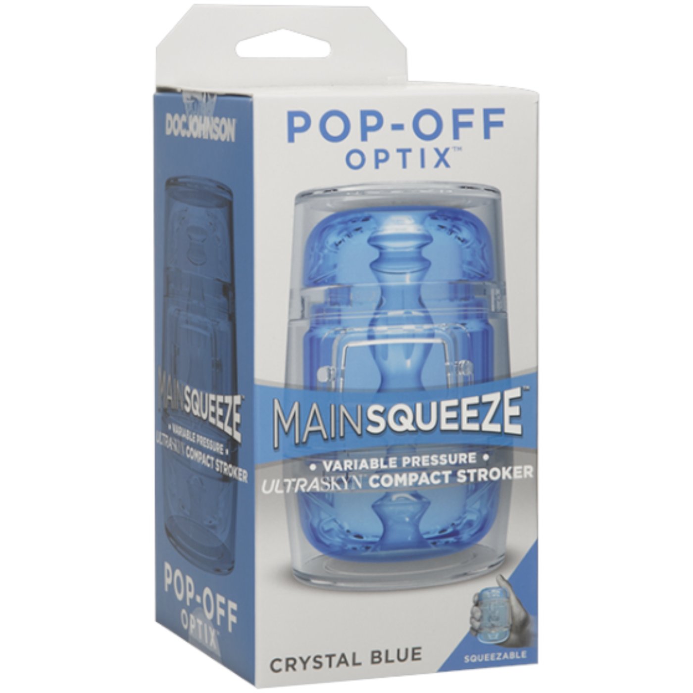 Main Squeeze POP-OFF OPTIX Compact Stroker Blue