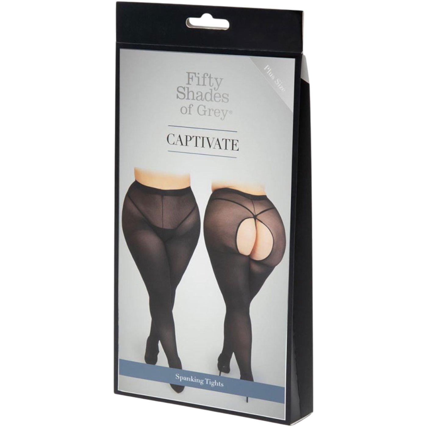 Fifty Shades of Grey Captivate Plus Size Black Spanking Tights