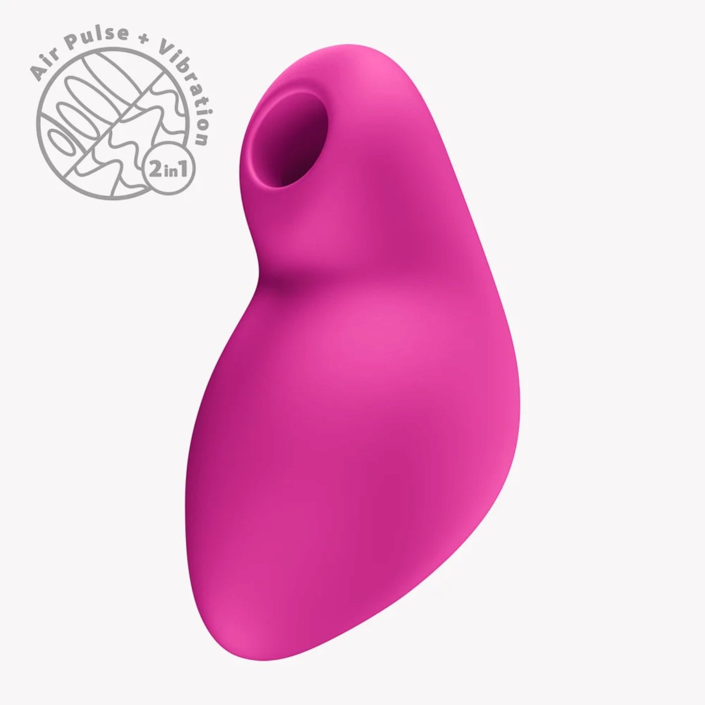 Fun Factory Allure Rechargeable Air Pulse Clitoral Vibrator Magenta