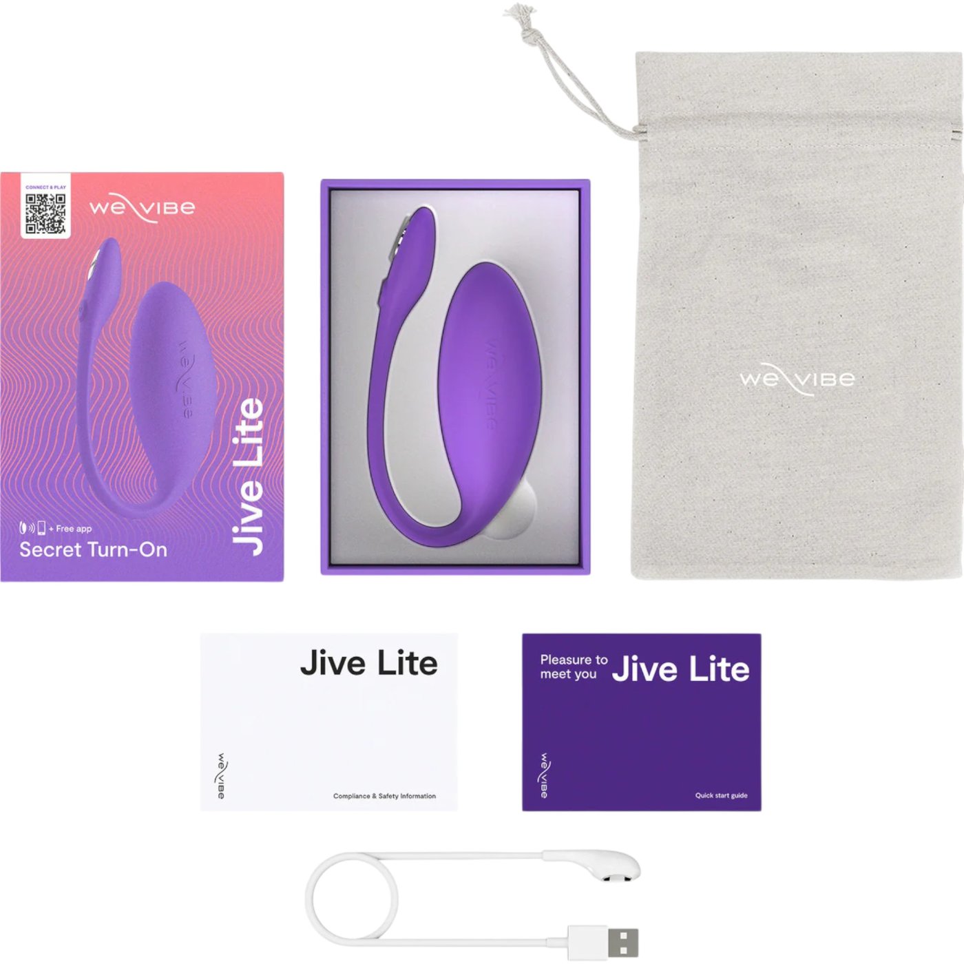 We-Vibe Jive Lite App-Controlled Rechargeable Vibrating Love Egg