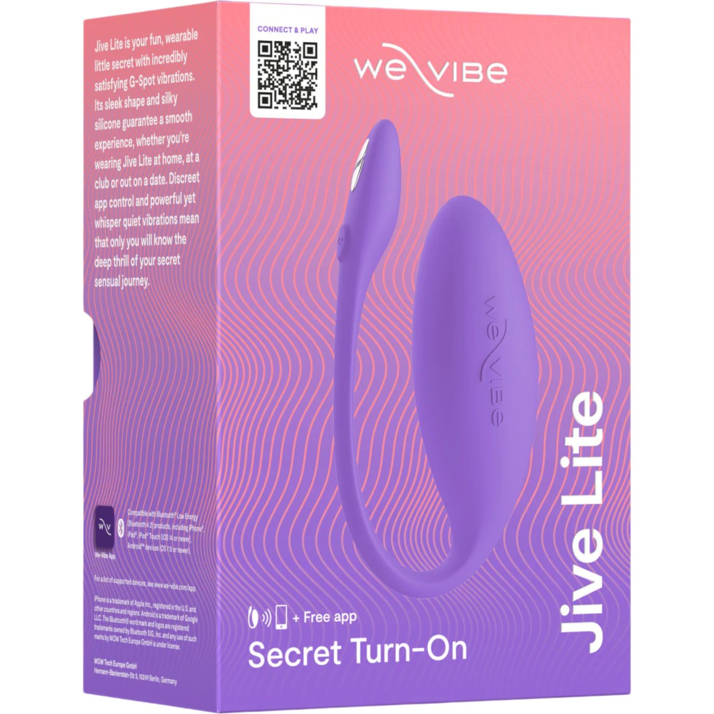 We-Vibe Jive Lite App-Controlled Rechargeable Vibrating Love Egg