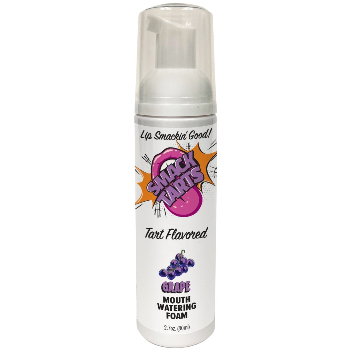 Little Genie Smack Tarts Mouthwatering Flavoured Oral Sex Foam 80Ml, Sour Grape