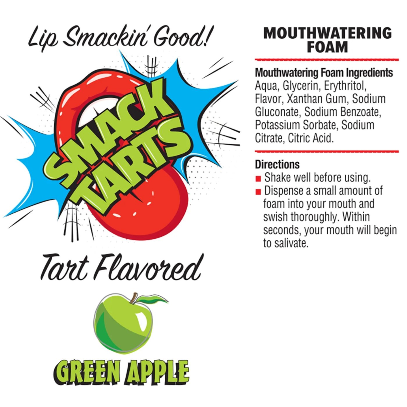 SMACK Tarts Mouthwatering Flavoured Oral Sex Foam 80ml