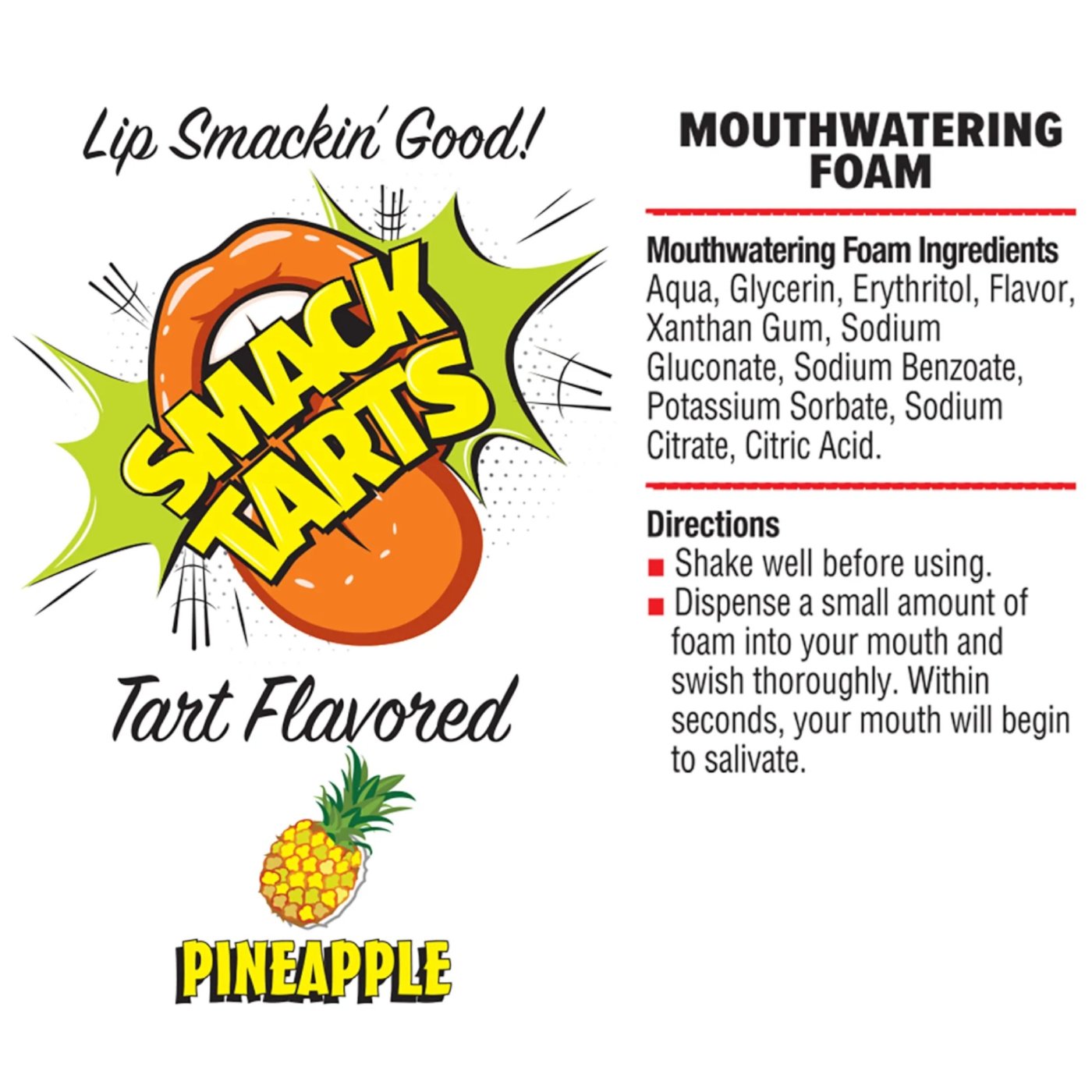 SMACK Tarts Mouthwatering Flavoured Oral Sex Foam 80ml