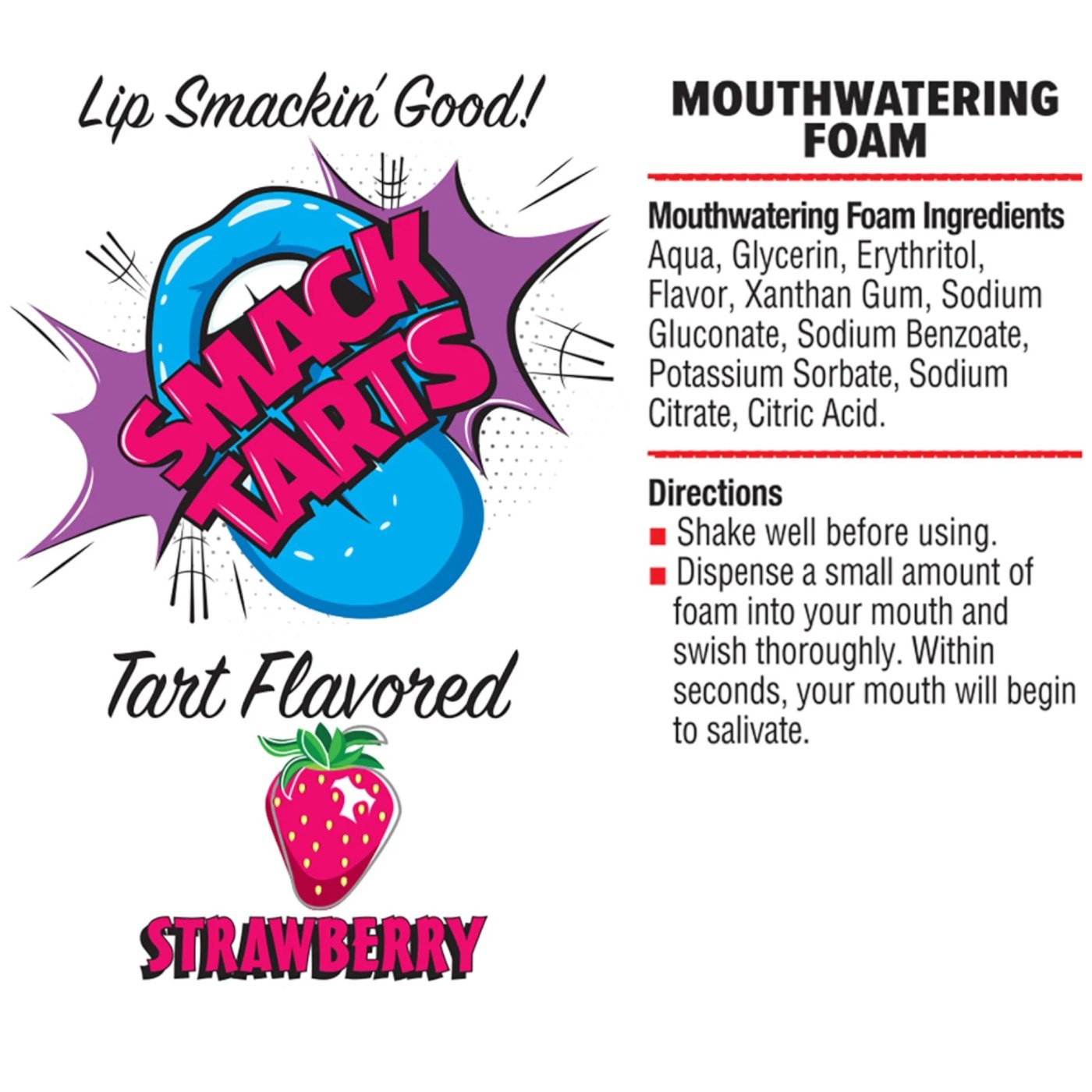 SMACK Tarts Mouthwatering Flavoured Oral Sex Foam 80ml