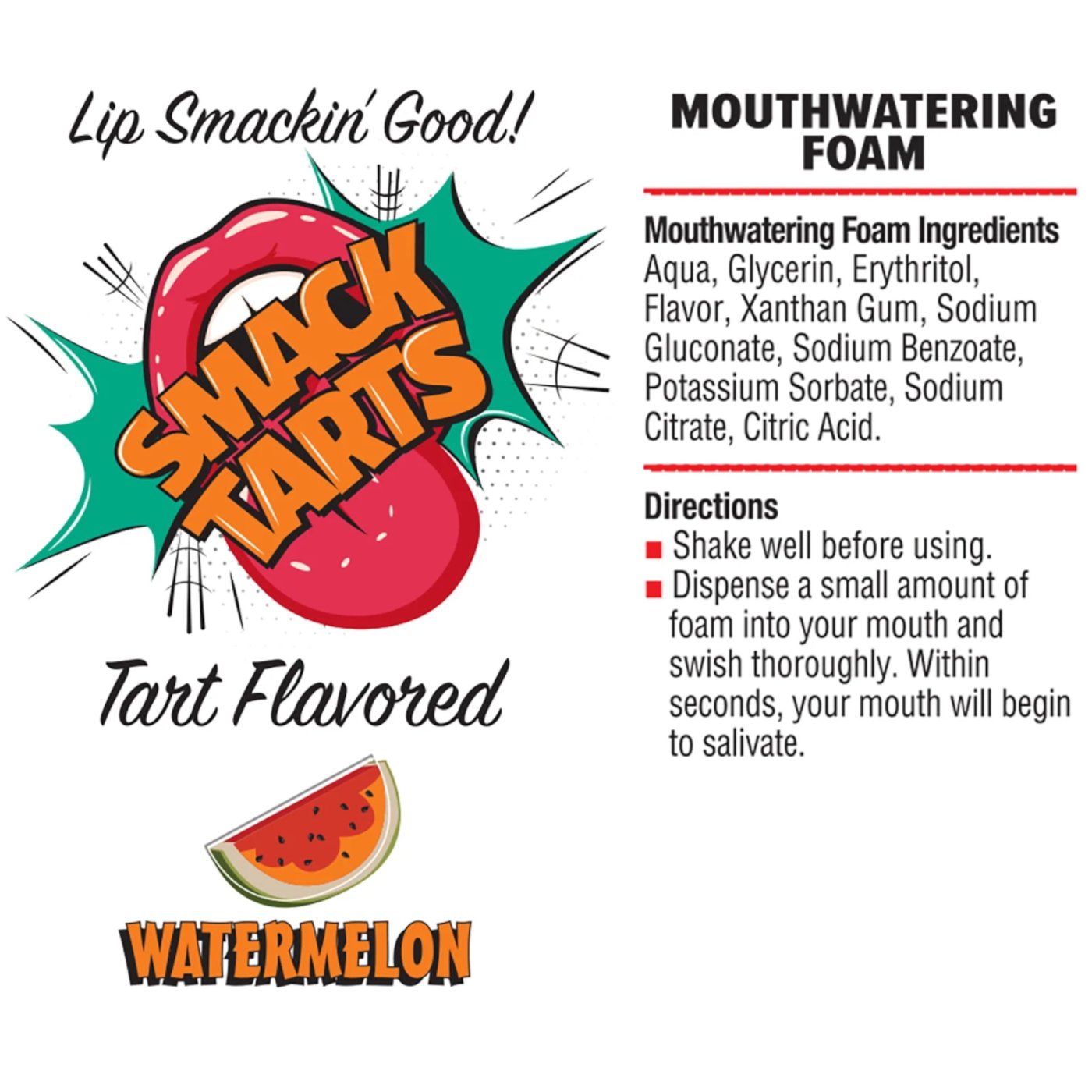 SMACK Tarts Mouthwatering Flavoured Oral Sex Foam 80ml