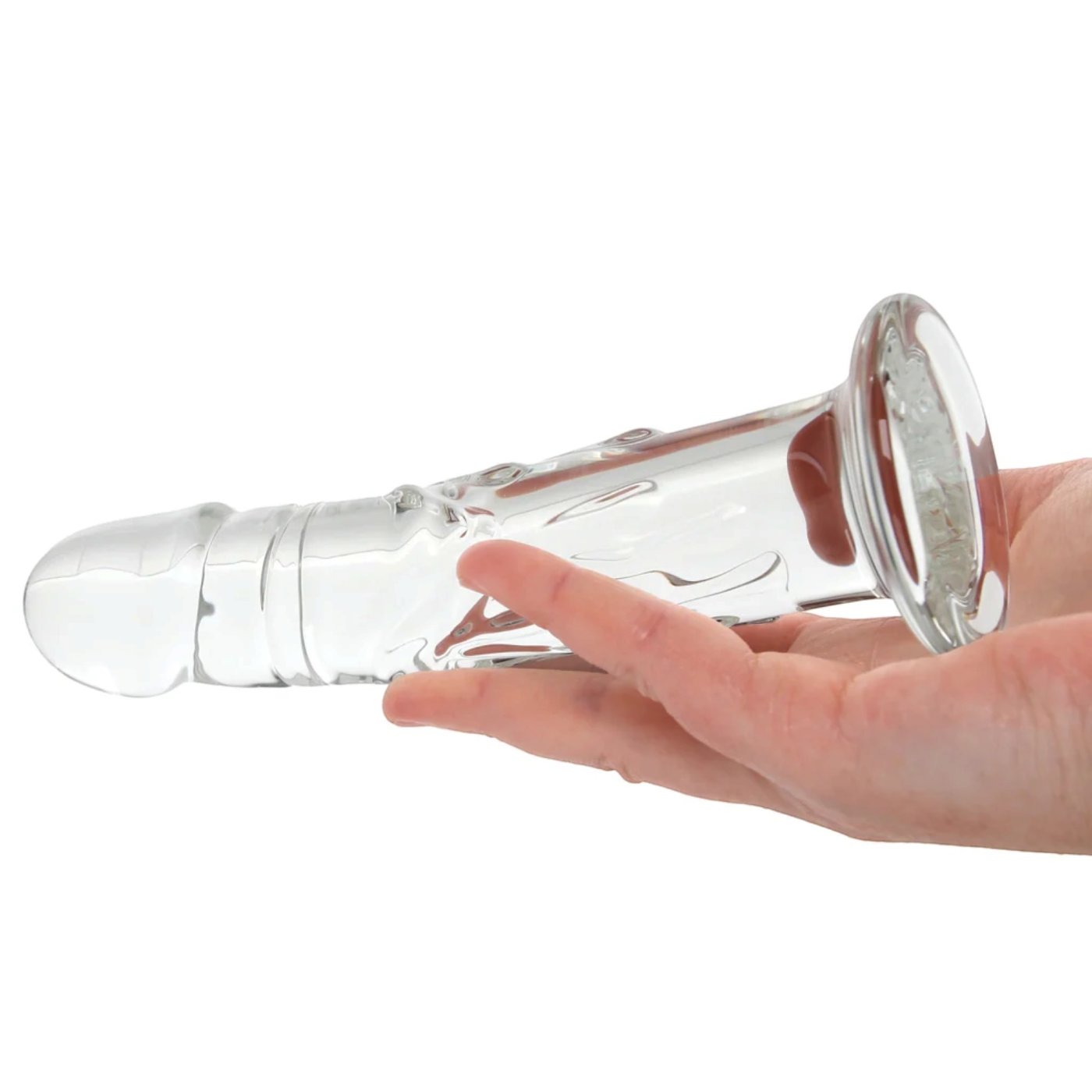Clarity Seraphic Rapture Realistic Glass Dildo 7.4 Inch