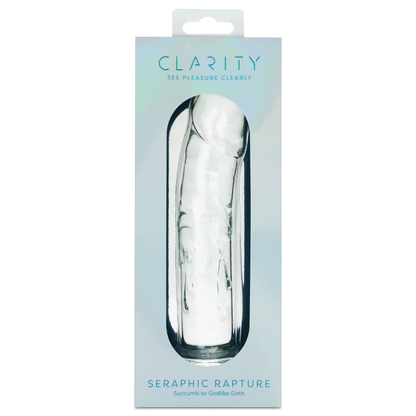 Clarity Seraphic Rapture Realistic Glass Dildo 7.4 Inch