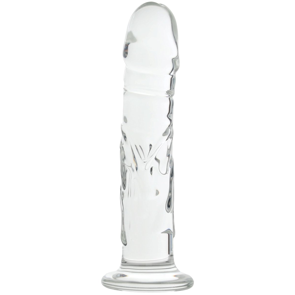 Clarity Seraphic Rapture Realistic Glass Dildo 7.4 Inch Clear
