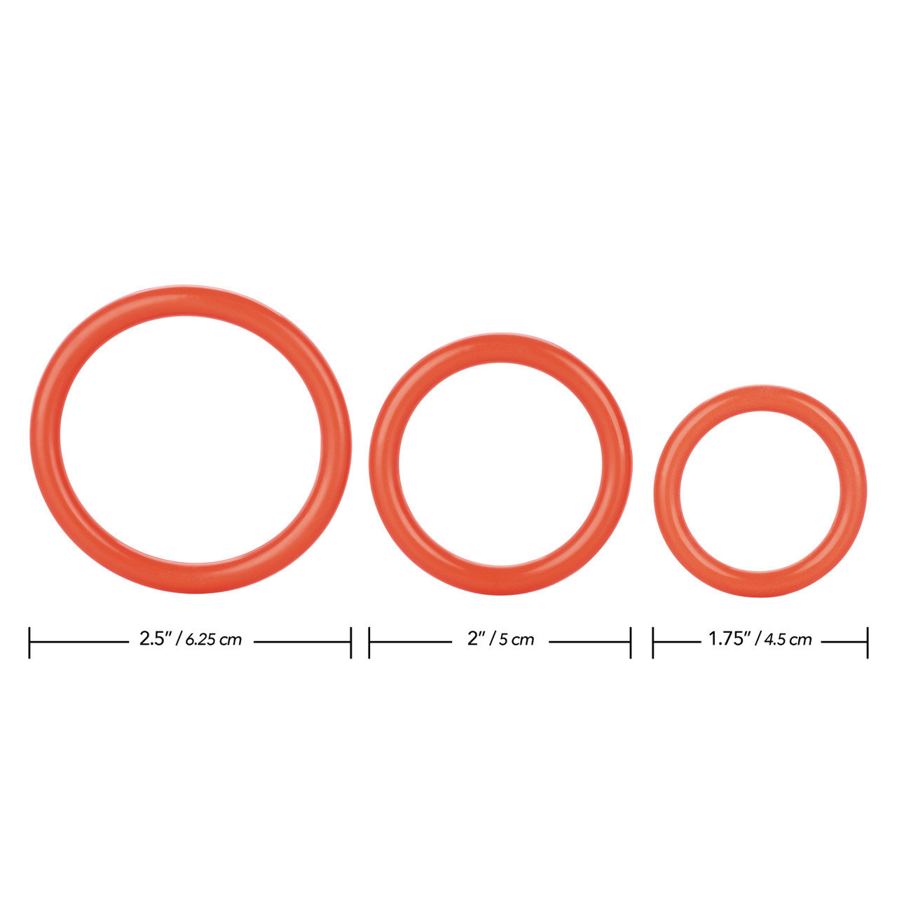 CalExotics Tri-Ring Cock Ring Set (3 Pack)