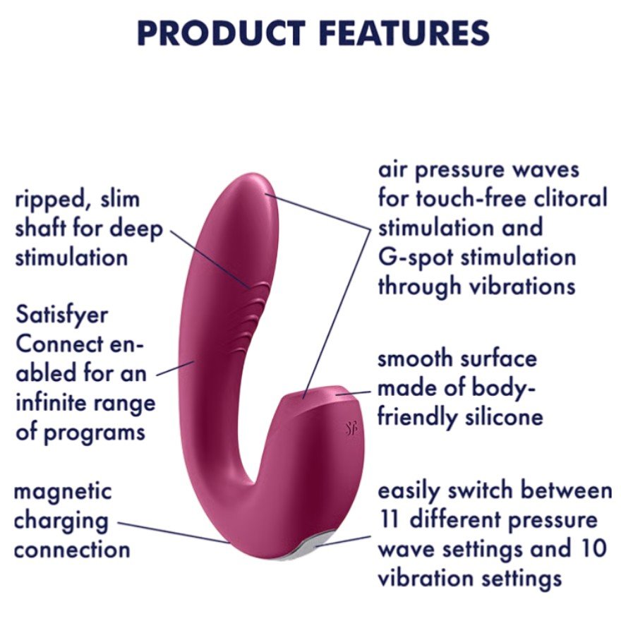 Satisfyer Sunray App-Controlled Air Pulse Rabbit Vibrator
