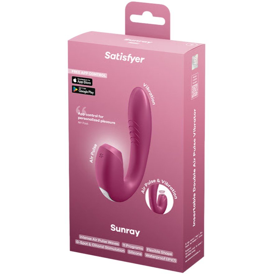 Satisfyer Sunray App-Controlled Air Pulse Rabbit Vibrator