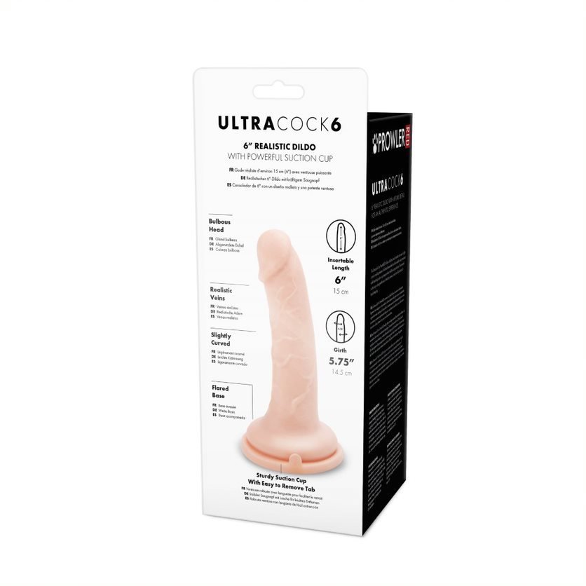 Prowler RED Ultra Realistic Cock Dildo 6 Inch