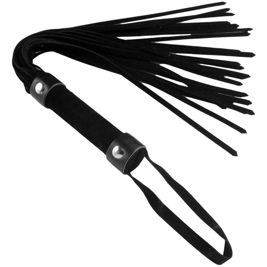 Frisky Short Suede Flogger Black