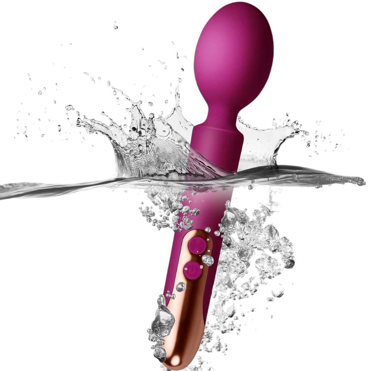 Rocks Off Oriel Rechargeable Wand Vibrator Fuchsia
