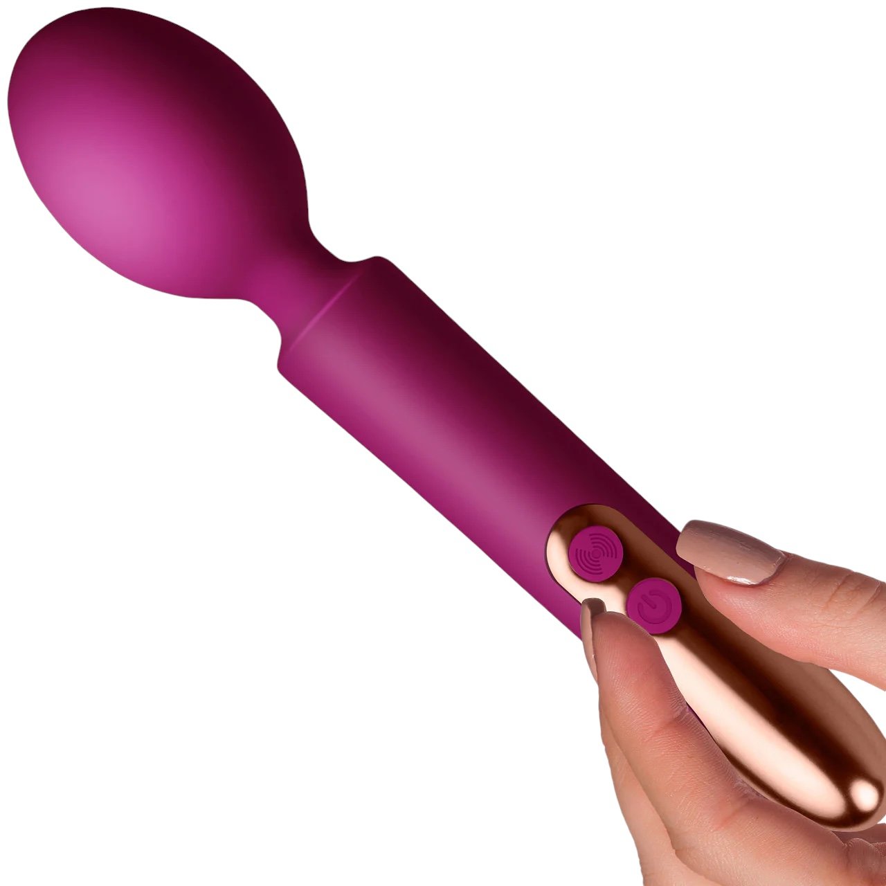 Rocks Off Oriel Rechargeable Wand Vibrator Fuchsia