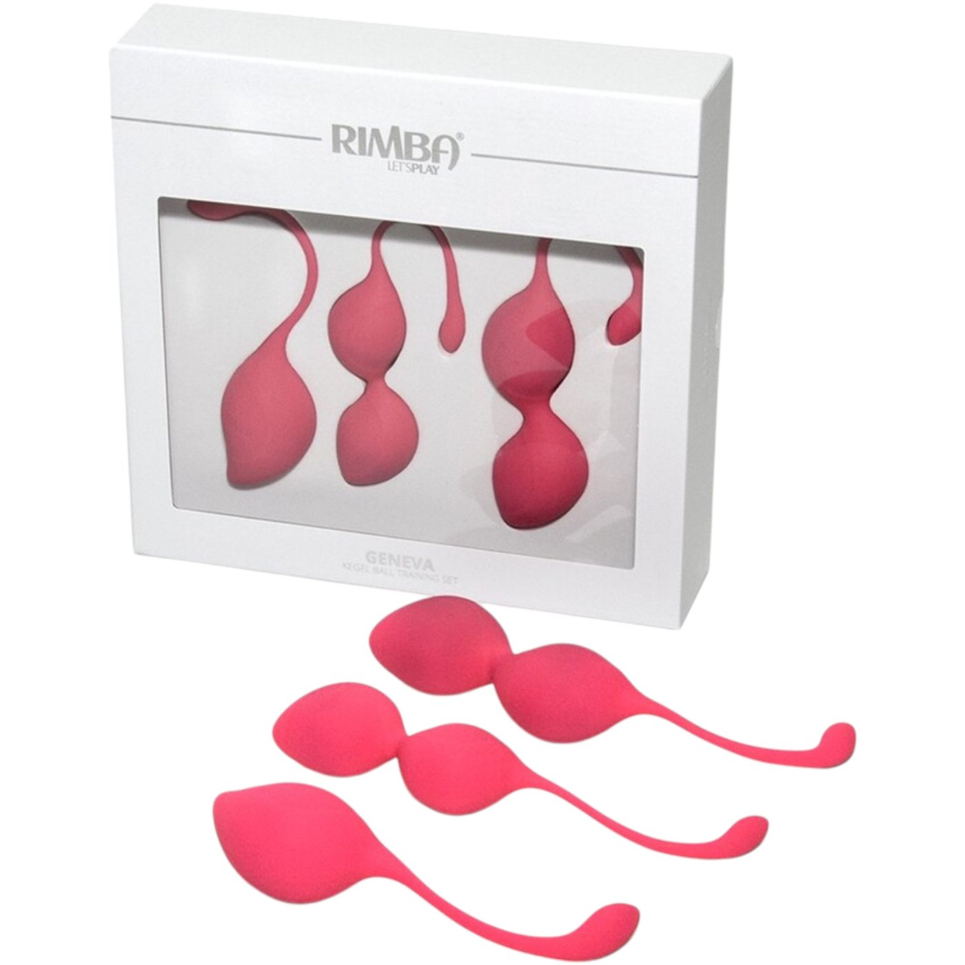 Rimba Geneva Kegel Ball Training Set Pink