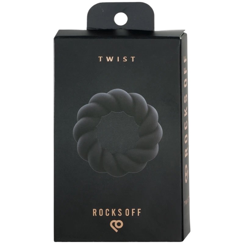 Rocks Off Twist Silicone Cock Ring