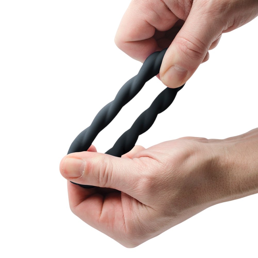 Rocks Off Twist Silicone Cock Ring
