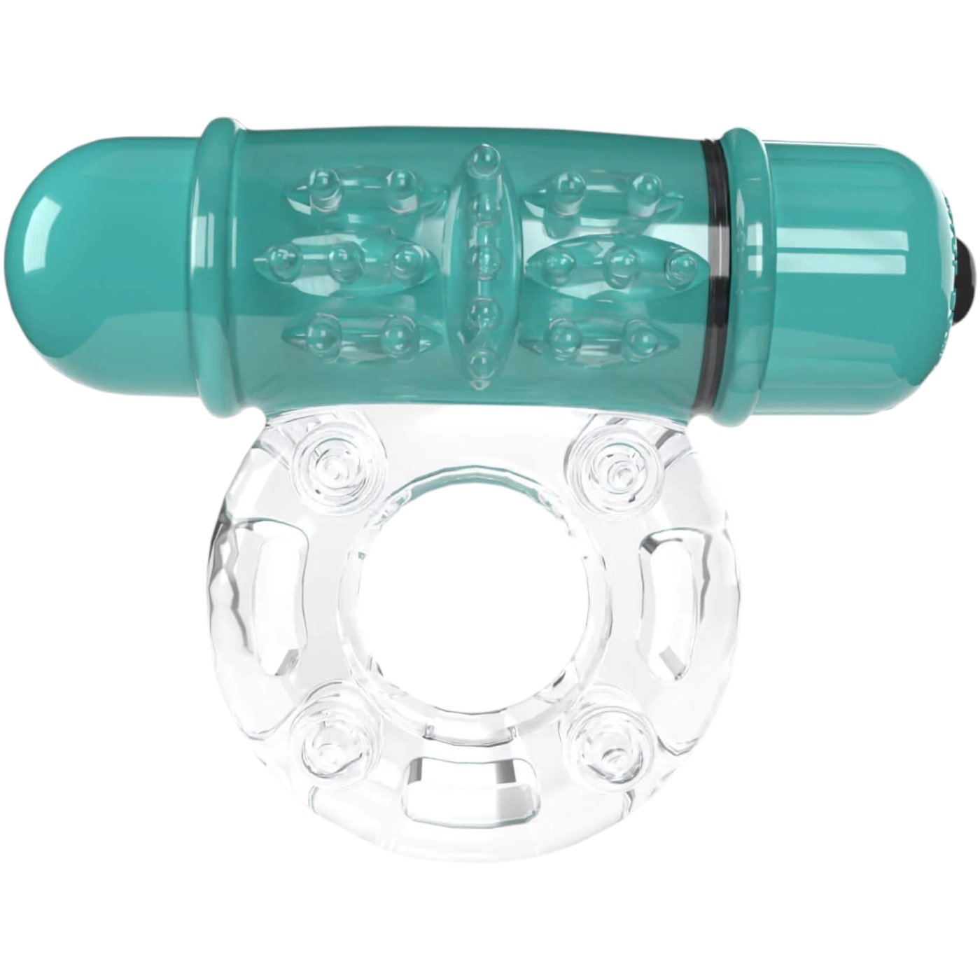 Screaming O 4B Deep Rumbling OWow Vibrating Cock Ring Kiwi