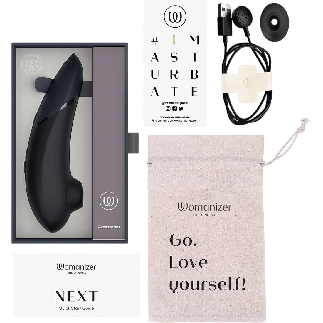 Womanizer Next Clitoral Suction Stimulator with Climax Control