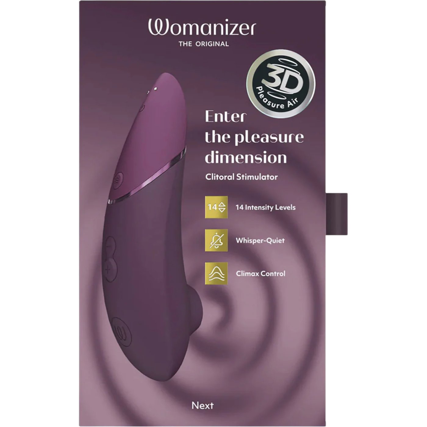 Womanizer Next Clitoral Suction Stimulator with Climax Control