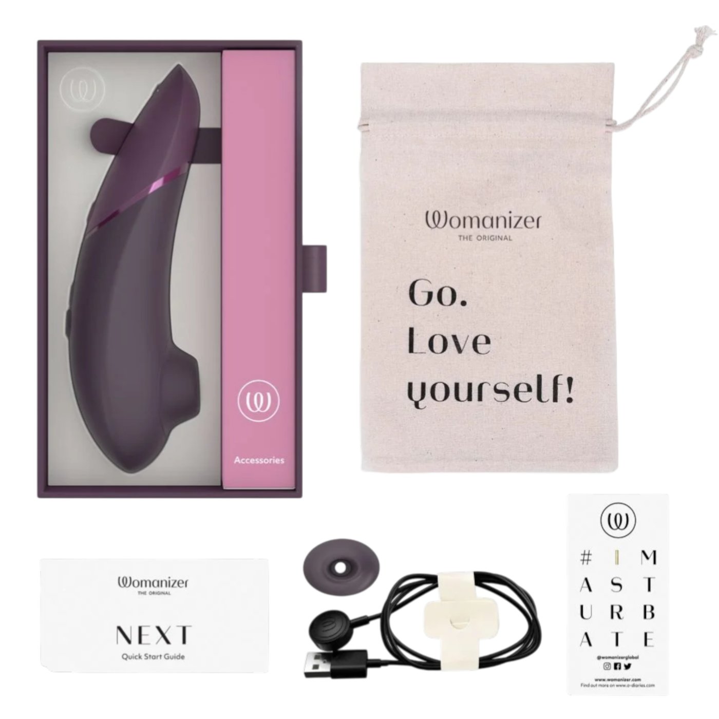 Womanizer Next Clitoral Suction Stimulator with Climax Control