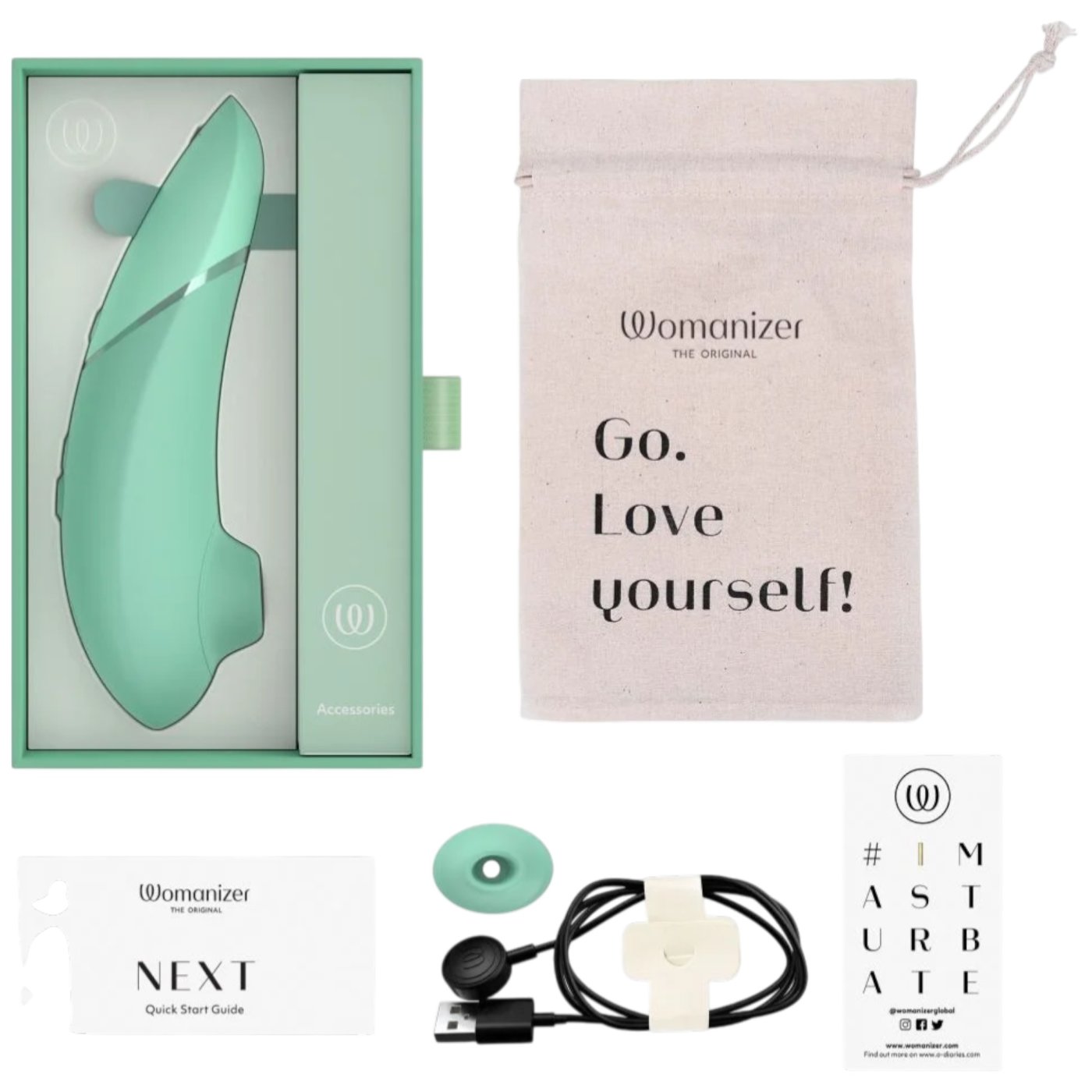 Womanizer Next Clitoral Suction Stimulator with Climax Control