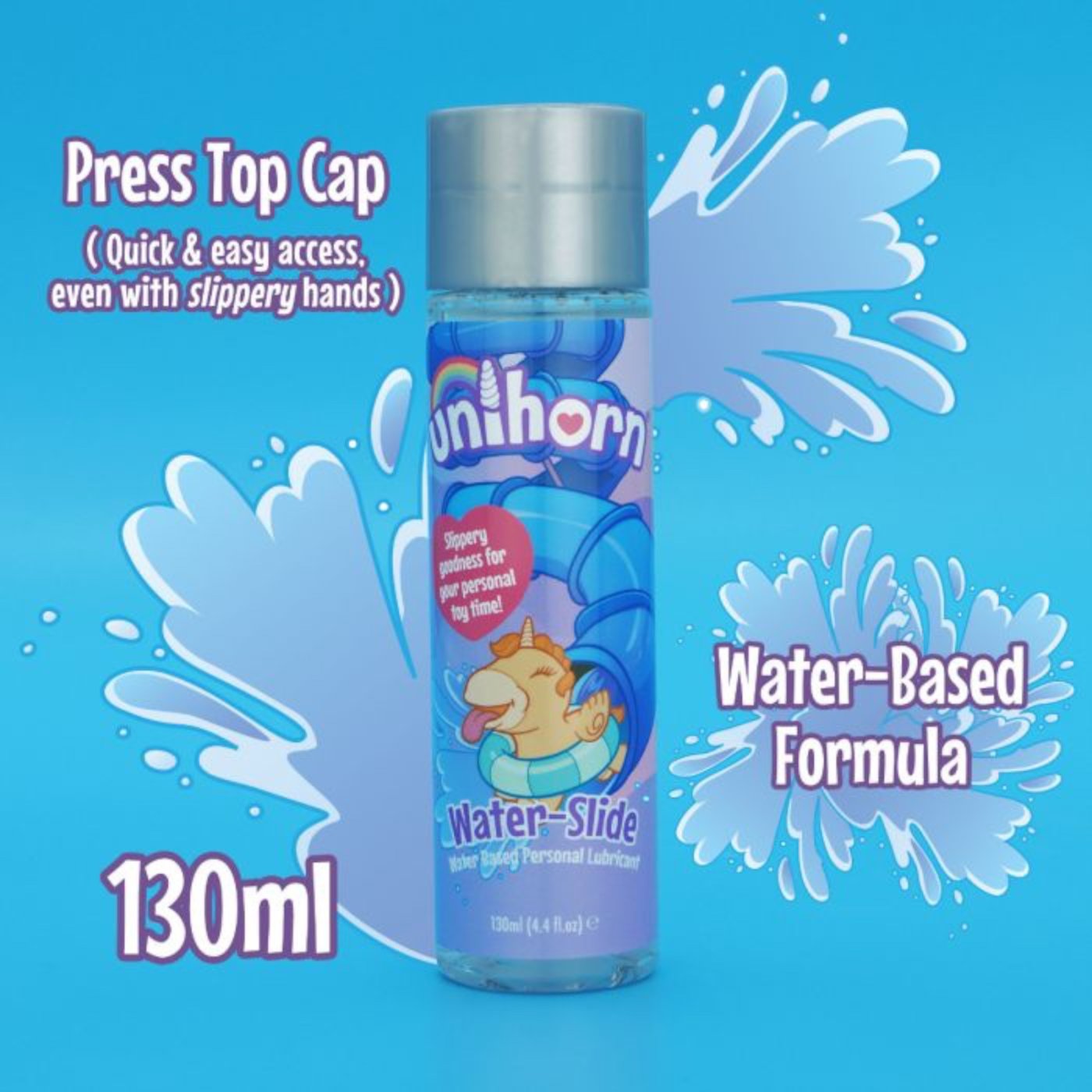 Unihorn Water-Slide Water-Based Lubricant 130ml