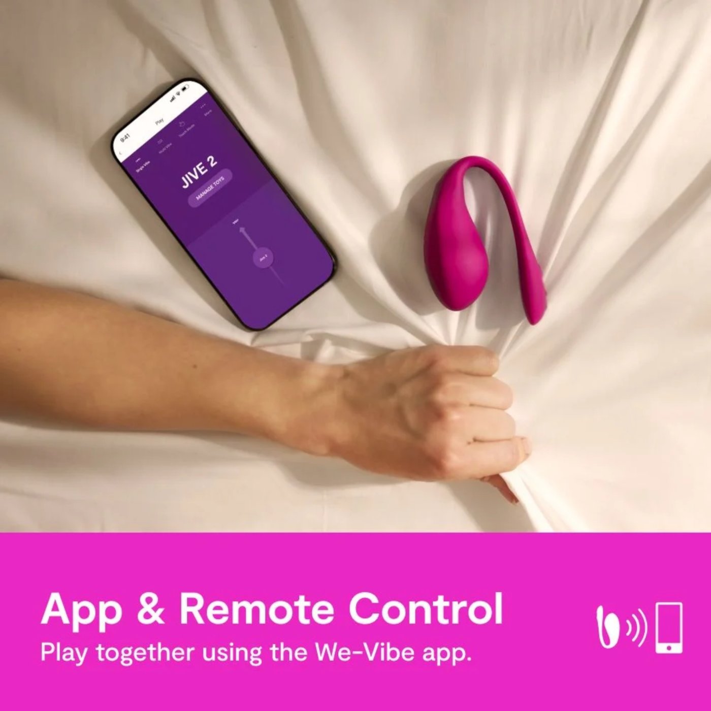 We-Vibe Jive 2 Remote & App Controlled Rechargeable Love Egg Vibrator