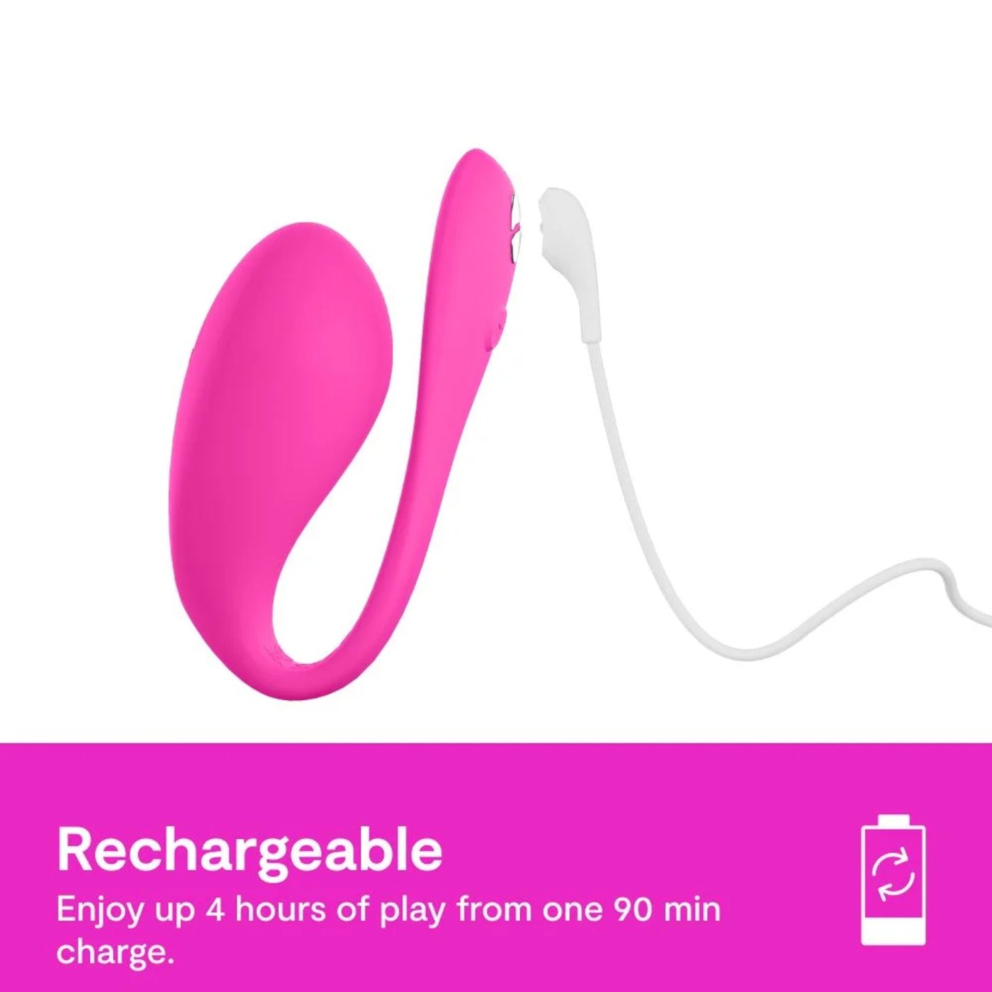 We-Vibe Jive 2 Remote & App Controlled Rechargeable Love Egg Vibrator