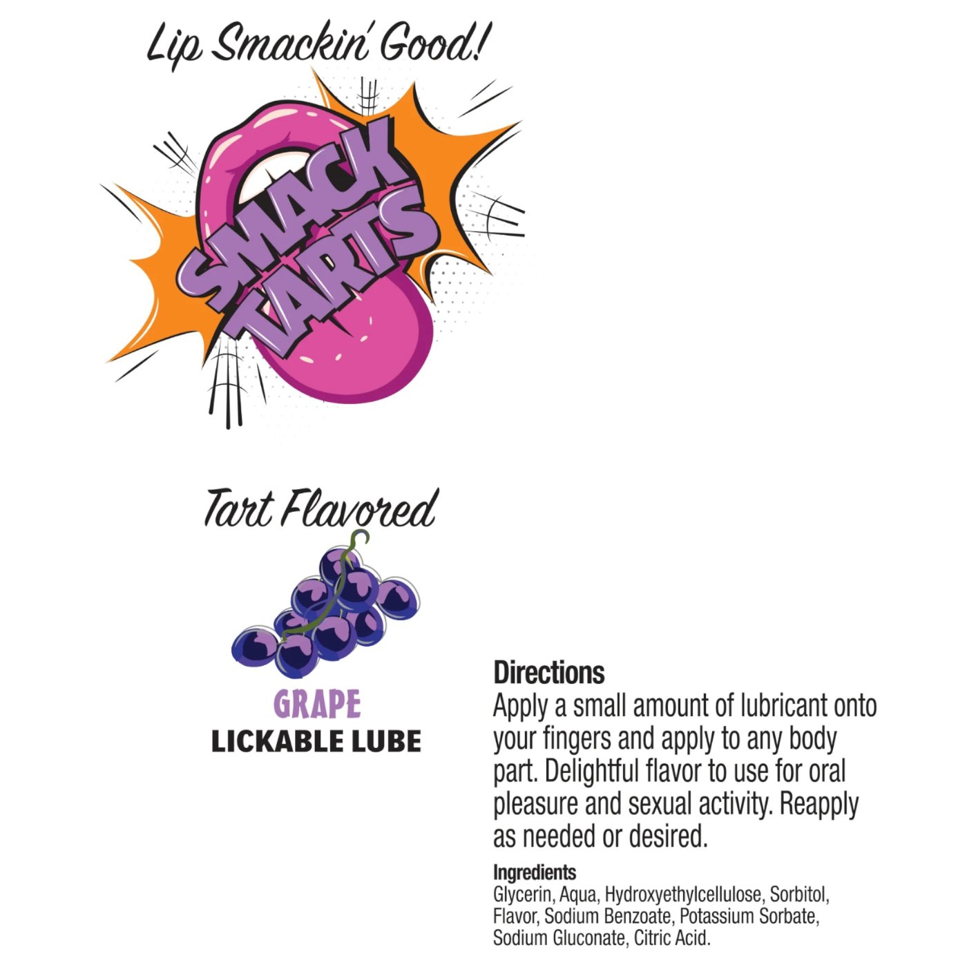SMACK Tarts Lickable Flavoured Lube 60ml