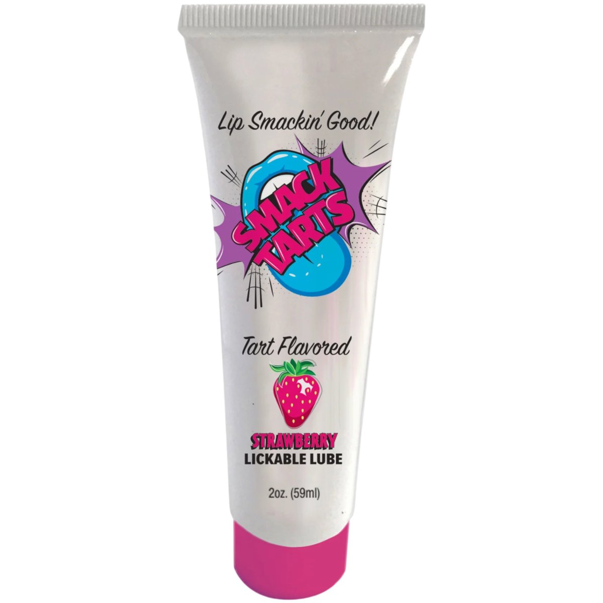 Little Genie Smack Tarts Lickable Flavoured Lube 60Ml, Sour Strawberry