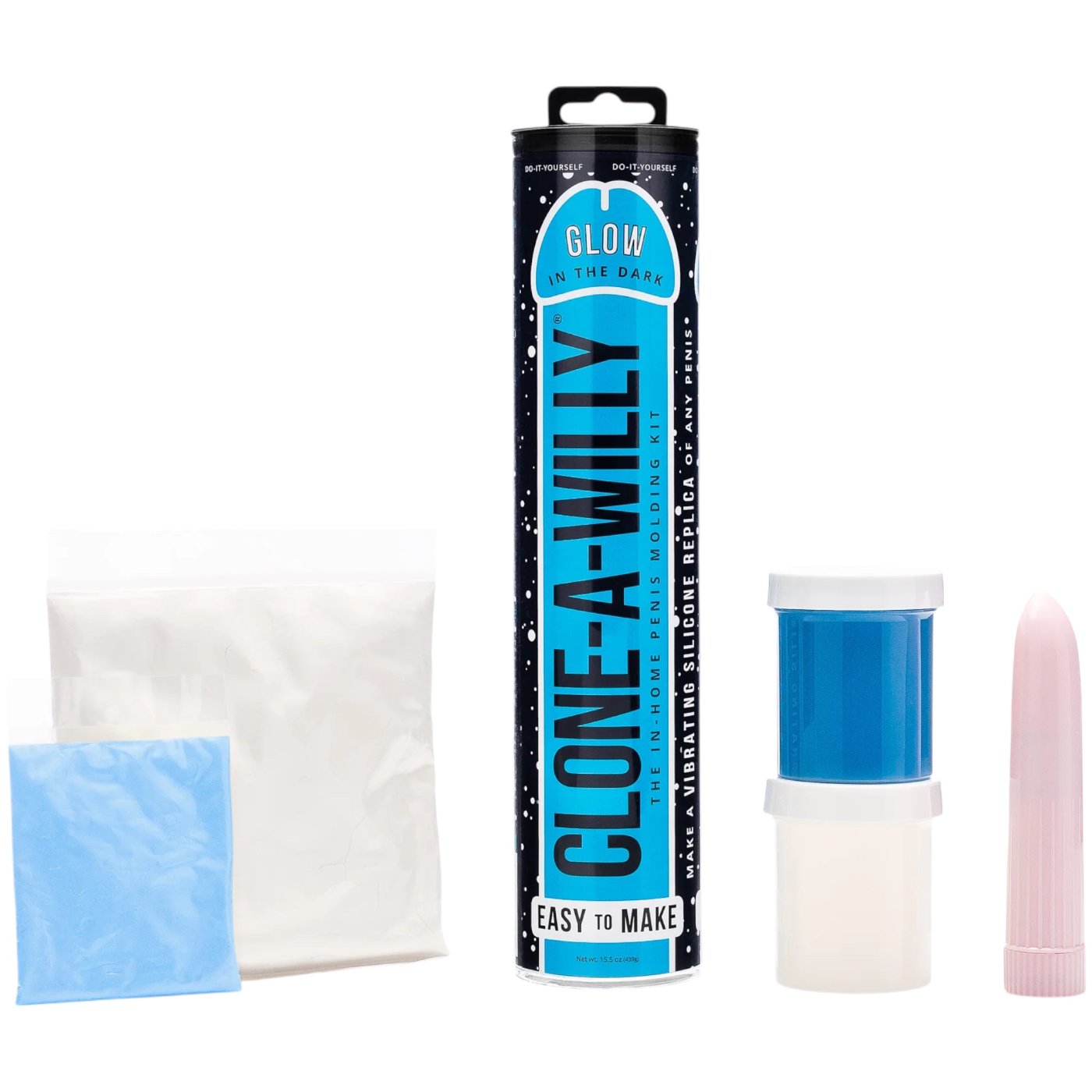 Clone A Willy Homemade Dildo Clone Kit Glow In The Dark Blue
